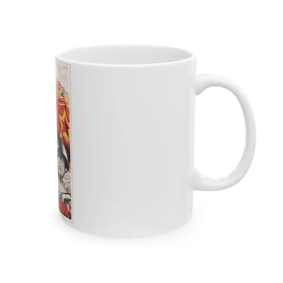 Soviet Era Poster 311 - White Coffee Mug - Go Mug Yourself