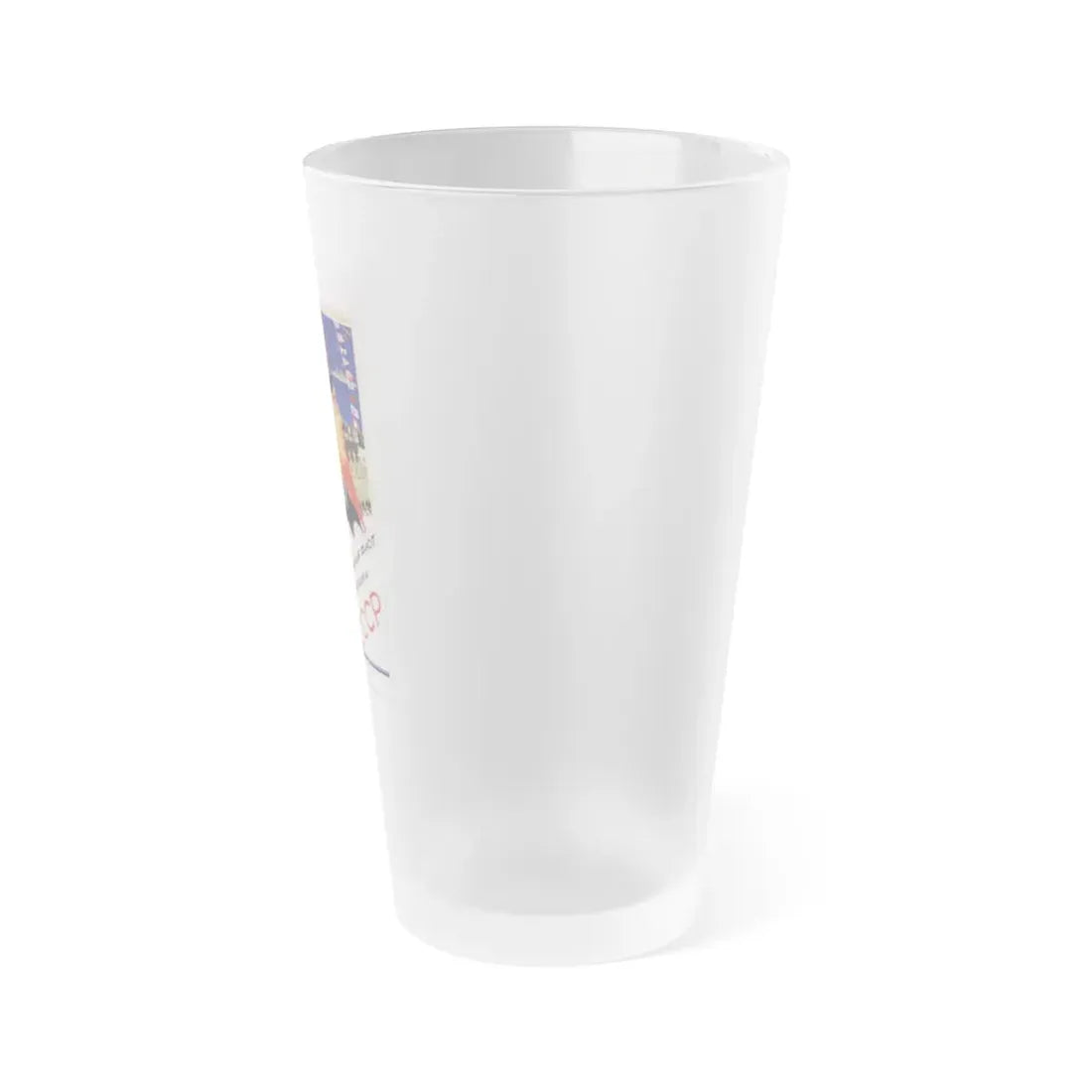 Soviet Era Poster 317 - Frosted Pint Glass 16oz - Go Mug Yourself