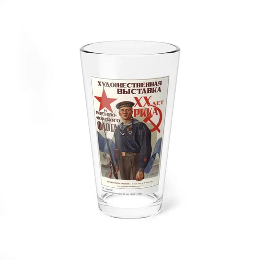 Soviet Era Poster 328 - Pint Glass 16oz 16oz - Go Mug Yourself