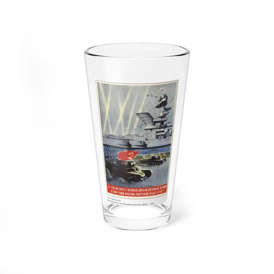 Soviet Era Poster 333 - Pint Glass 16oz 16oz - Go Mug Yourself