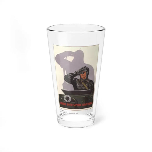 Soviet Era Poster 334 - Pint Glass 16oz 16oz - Go Mug Yourself