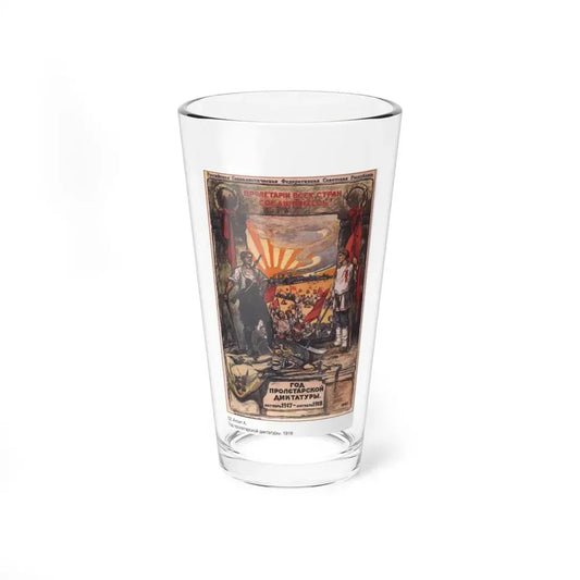 Soviet Era Poster 342 - Pint Glass 16oz 16oz - Go Mug Yourself