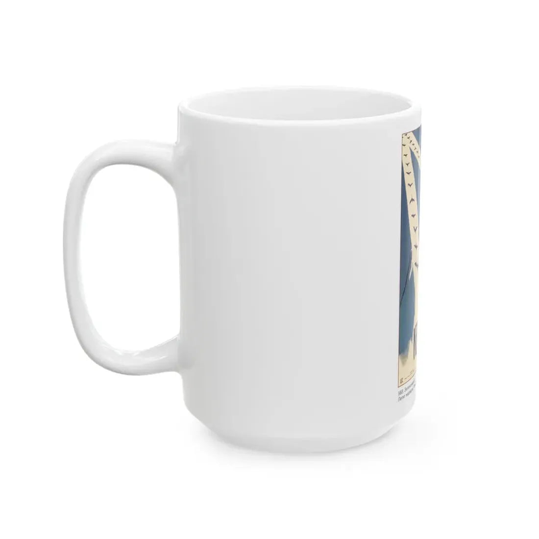 Soviet Era Poster 35 - White Coffee Mug - Go Mug Yourself