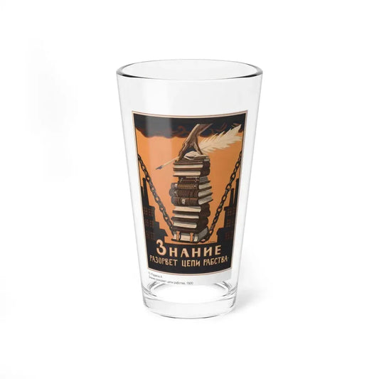 Soviet Era Poster 363 - Pint Glass 16oz 16oz - Go Mug Yourself