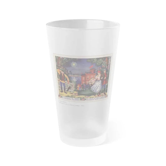 Soviet Era Poster 368 - Frosted Pint Glass 16oz 16oz Frosted - Go Mug Yourself