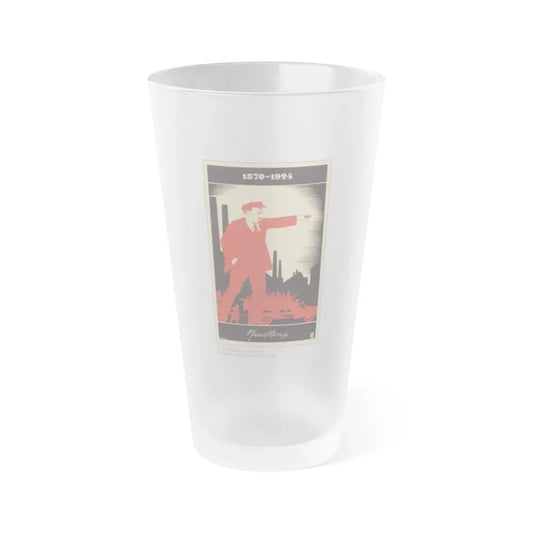 Soviet Era Poster 369 - Frosted Pint Glass 16oz 16oz Frosted - Go Mug Yourself