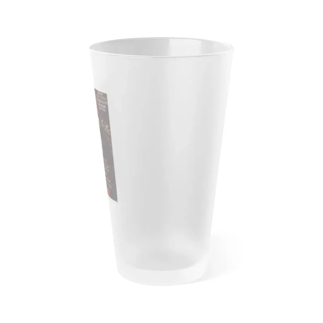 Soviet Era Poster 37 - Frosted Pint Glass 16oz - Go Mug Yourself