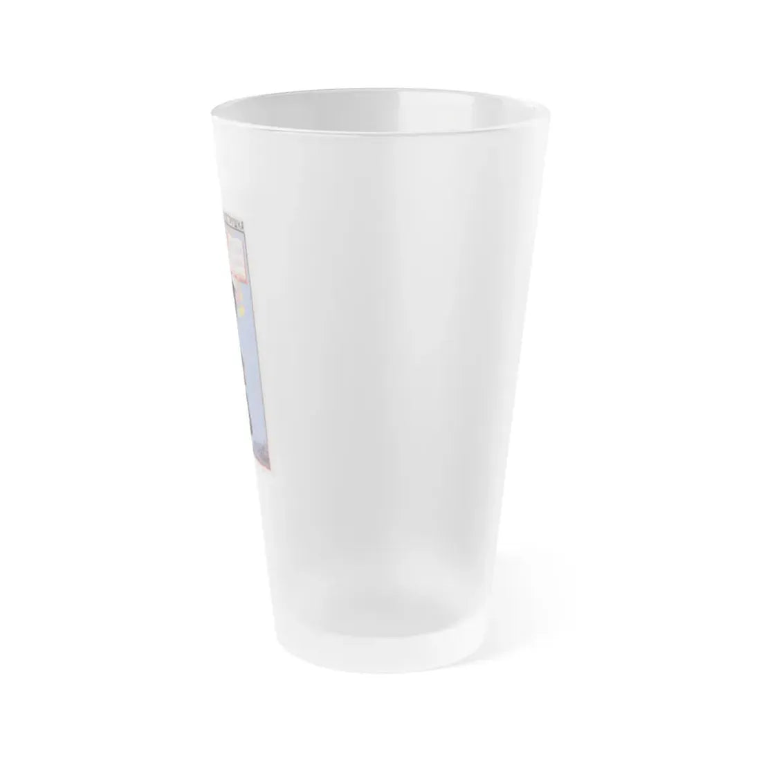 Soviet Era Poster 375 - Frosted Pint Glass 16oz - Go Mug Yourself