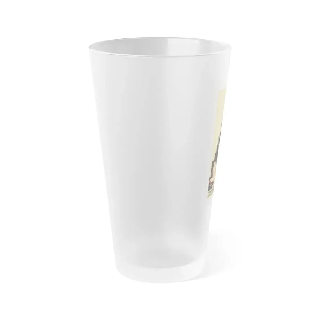 Soviet Era Poster 385 - Frosted Pint Glass 16oz - Go Mug Yourself
