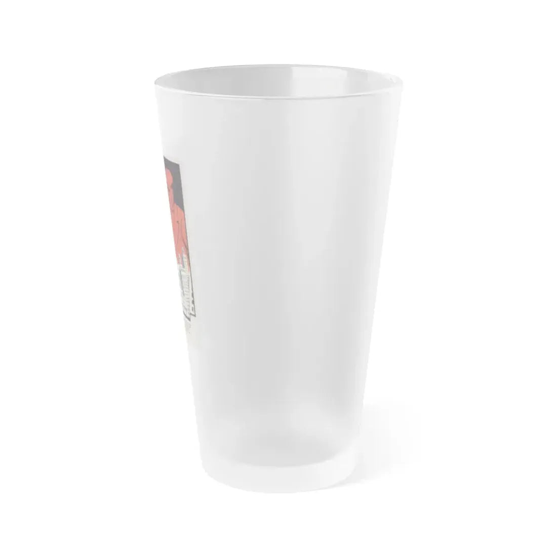 Soviet Era Poster 386 - Frosted Pint Glass 16oz - Go Mug Yourself
