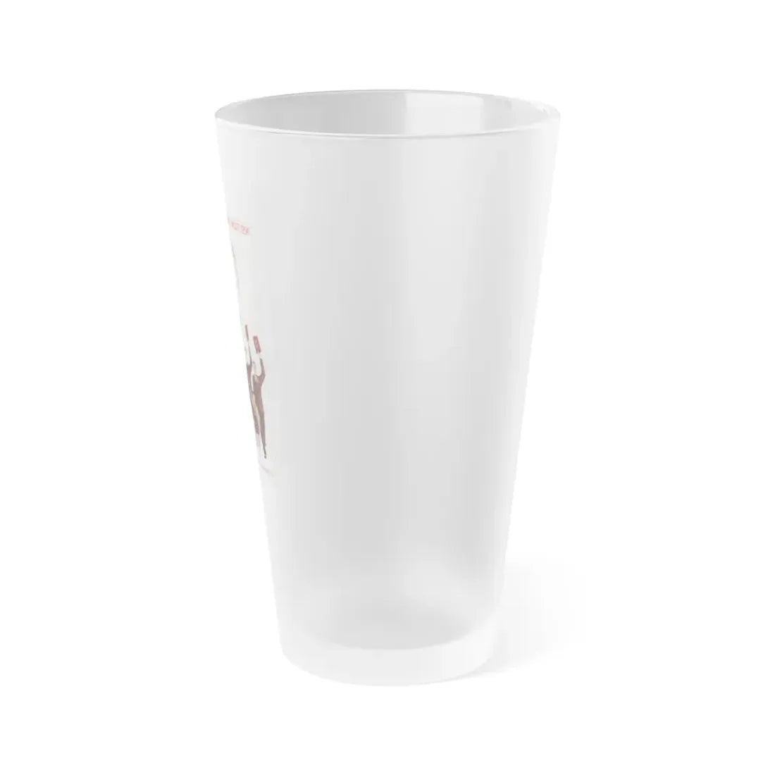 Soviet Era Poster 393 - Frosted Pint Glass 16oz - Go Mug Yourself
