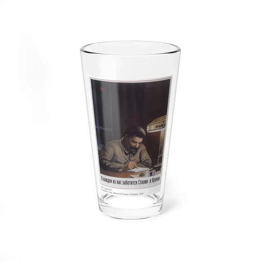 Soviet Era Poster 398 - Pint Glass 16oz 16oz - Go Mug Yourself