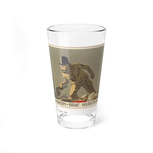 Soviet Era Poster 400 - Pint Glass 16oz 16oz - Go Mug Yourself