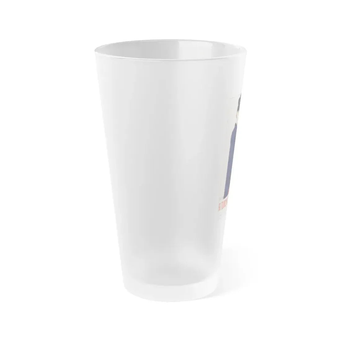 Soviet Era Poster 406 - Frosted Pint Glass 16oz - Go Mug Yourself