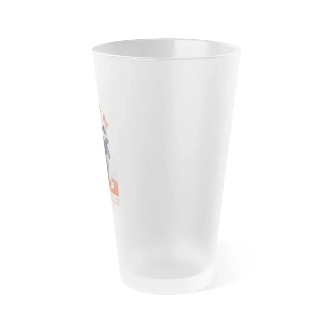 Soviet Era Poster 406 - Frosted Pint Glass 16oz - Go Mug Yourself