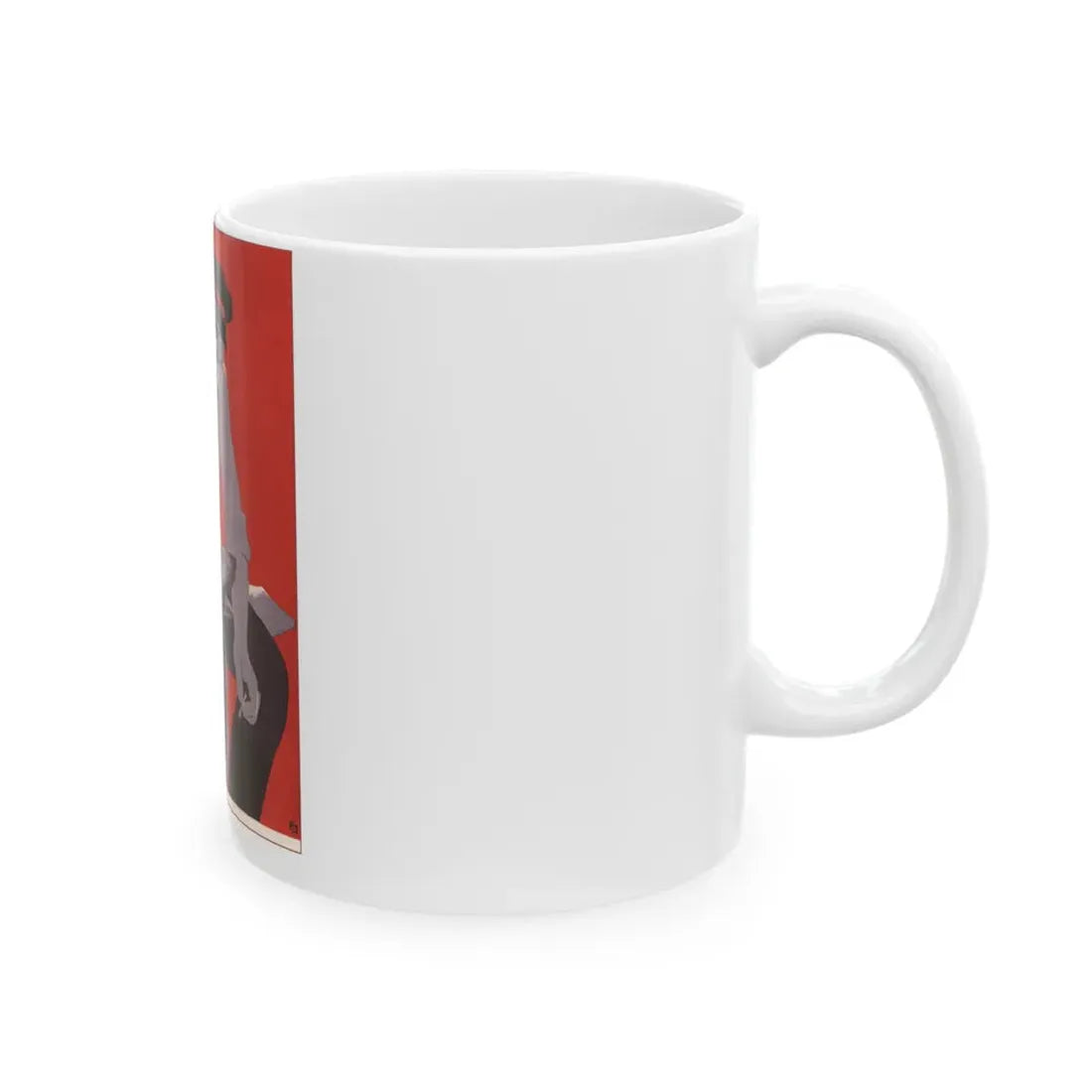 Soviet Era Poster 41 - White Coffee Mug - Go Mug Yourself