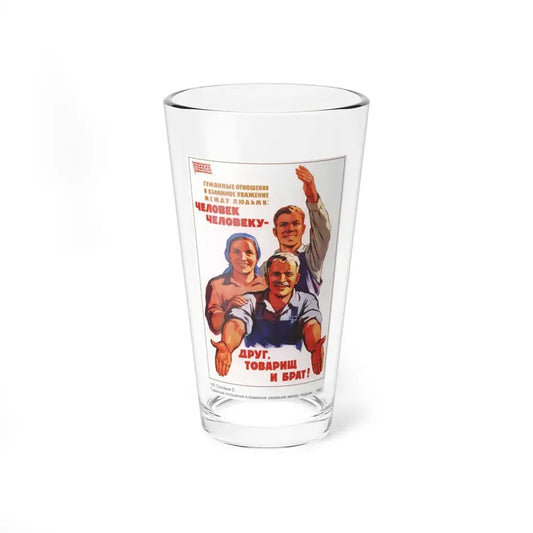 Soviet Era Poster 433 - Pint Glass 16oz 16oz - Go Mug Yourself