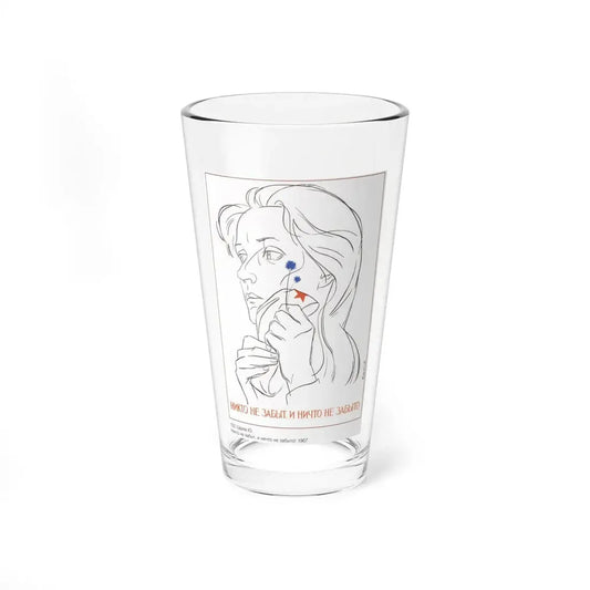 Soviet Era Poster 442 - Pint Glass 16oz 16oz - Go Mug Yourself