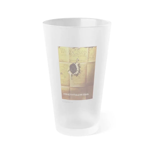 Soviet Era Poster 449 - Frosted Pint Glass 16oz Default Title - Go Mug Yourself