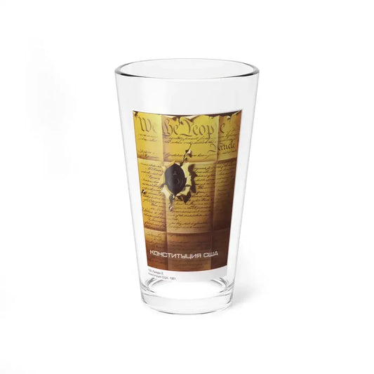 Soviet Era Poster 449 - Pint Glass 16oz 16oz - Go Mug Yourself