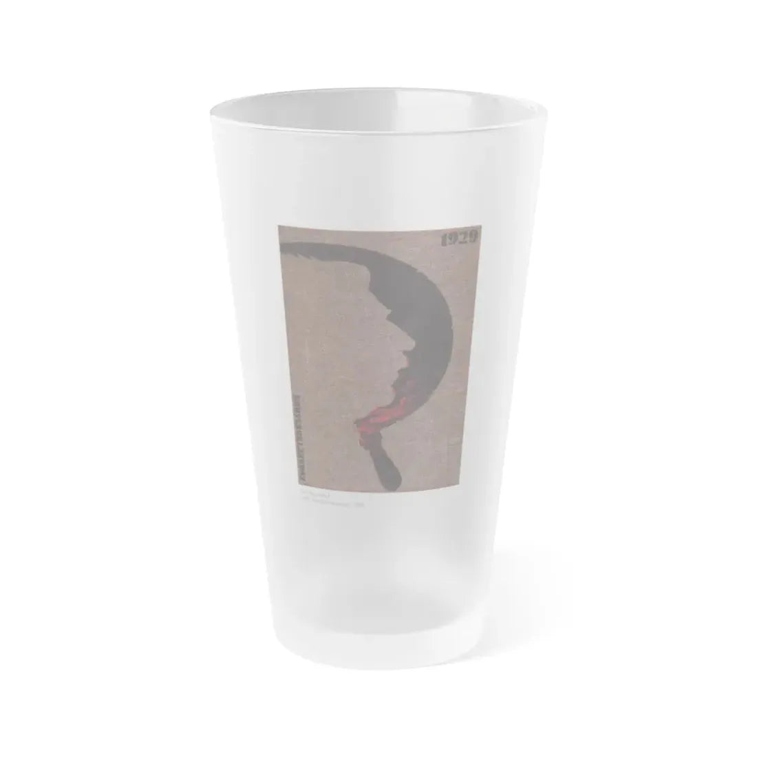 Soviet Era Poster 454 - Frosted Pint Glass 16oz Default Title - Go Mug Yourself