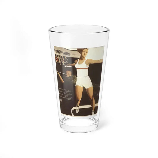 Soviet Era Poster 457 - Pint Glass 16oz 16oz - Go Mug Yourself