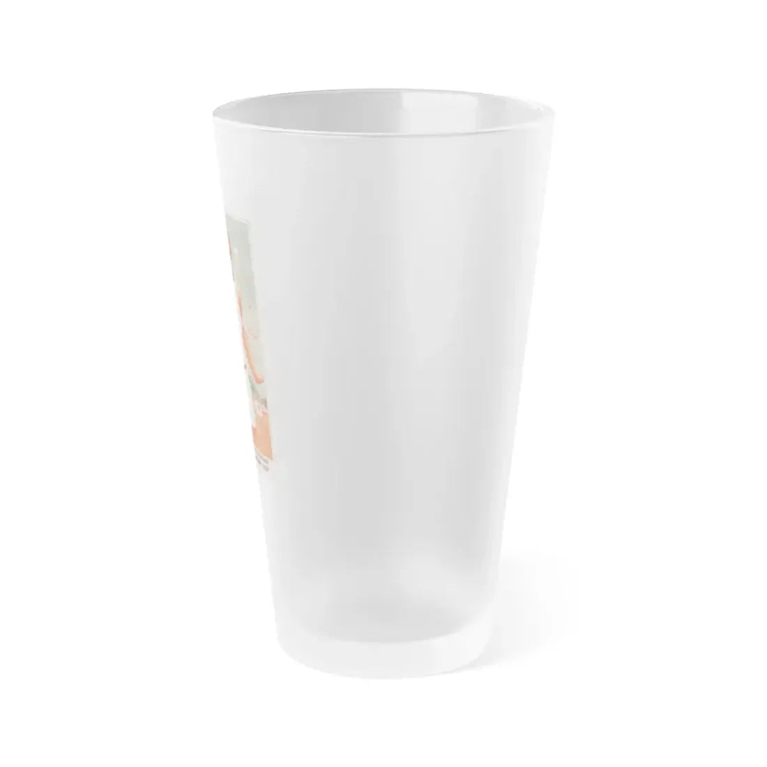 Soviet Era Poster 464 - Frosted Pint Glass 16oz - Go Mug Yourself