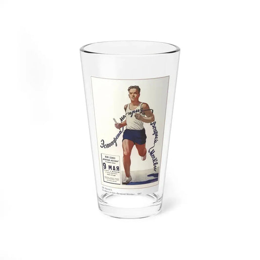 Soviet Era Poster 468 - Pint Glass 16oz 16oz - Go Mug Yourself