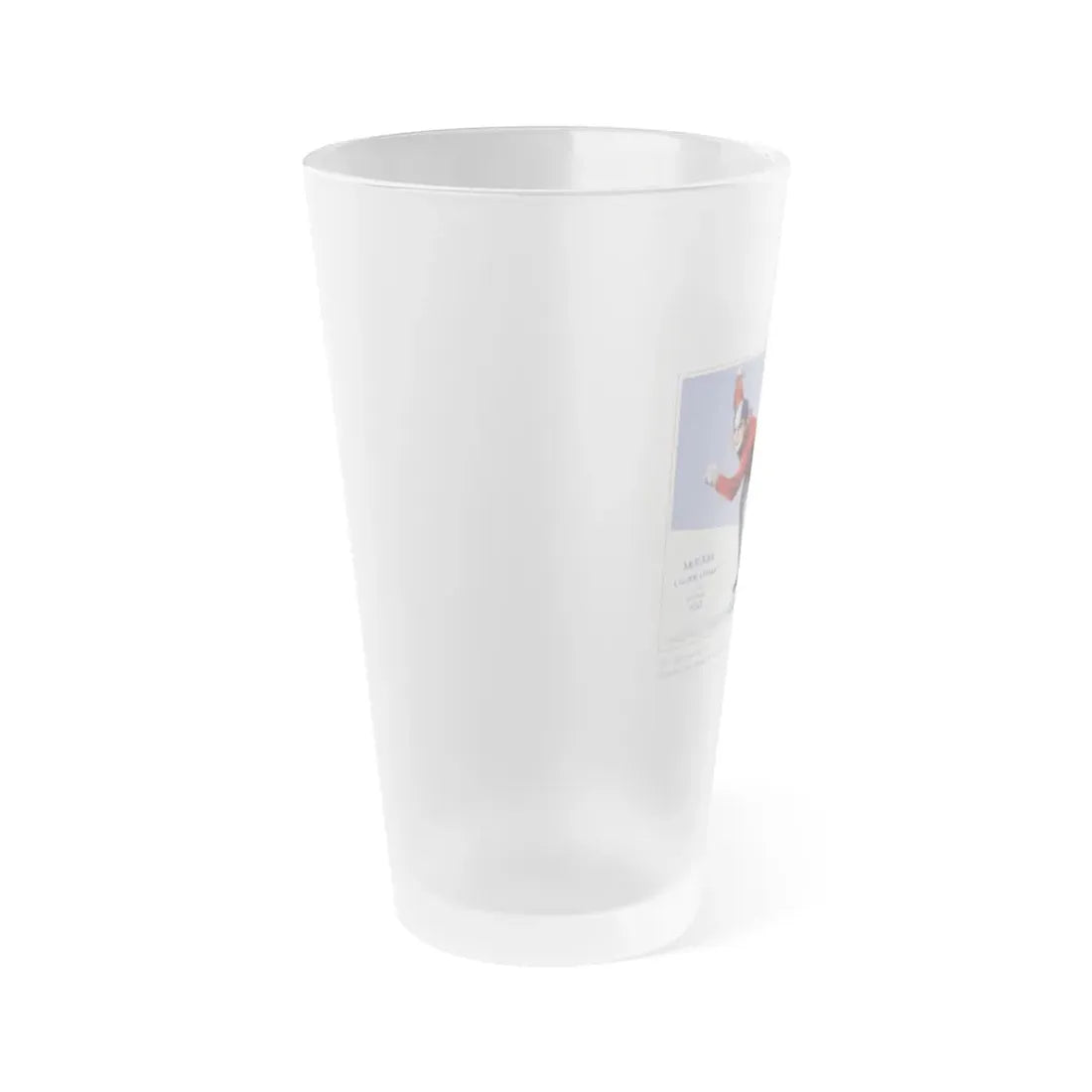Soviet Era Poster 473 - Frosted Pint Glass 16oz - Go Mug Yourself