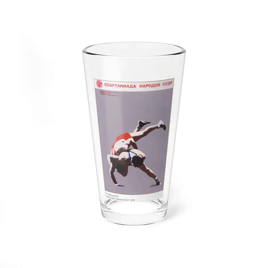 Soviet Era Poster 476 - Pint Glass 16oz 16oz - Go Mug Yourself