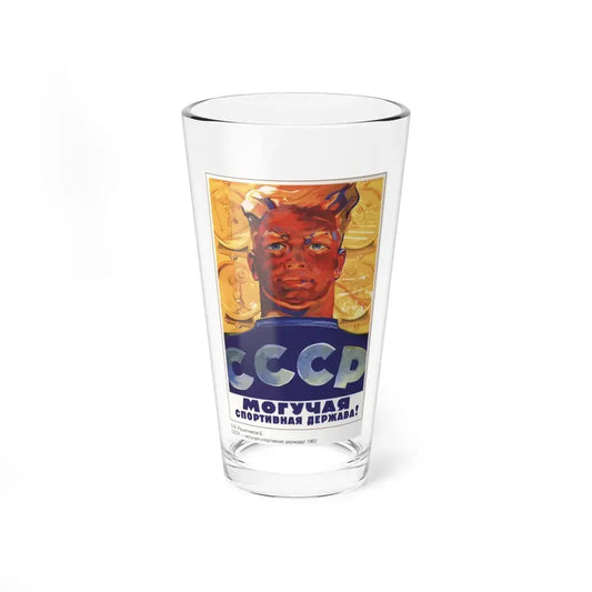 Soviet Era Poster 478 - Pint Glass 16oz 16oz - Go Mug Yourself