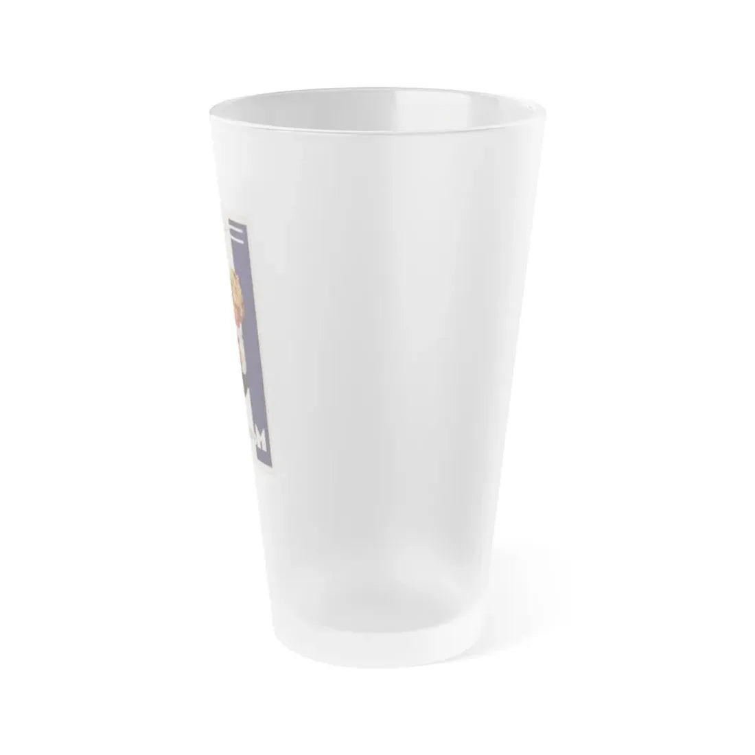 Soviet Era Poster 491 - Frosted Pint Glass 16oz - Go Mug Yourself