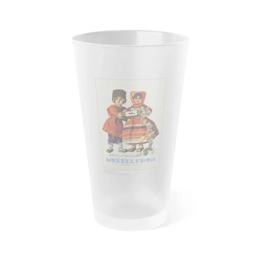 Soviet Era Poster 492 - Frosted Pint Glass 16oz 16oz Frosted - Go Mug Yourself