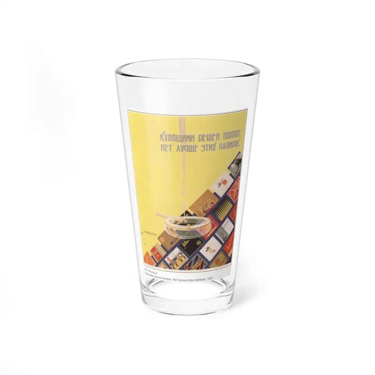 Soviet Era Poster 496 - Pint Glass 16oz 16oz - Go Mug Yourself