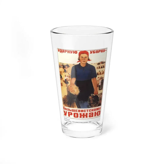 Soviet Era Poster 5 - Pint Glass 16oz 16oz - Go Mug Yourself