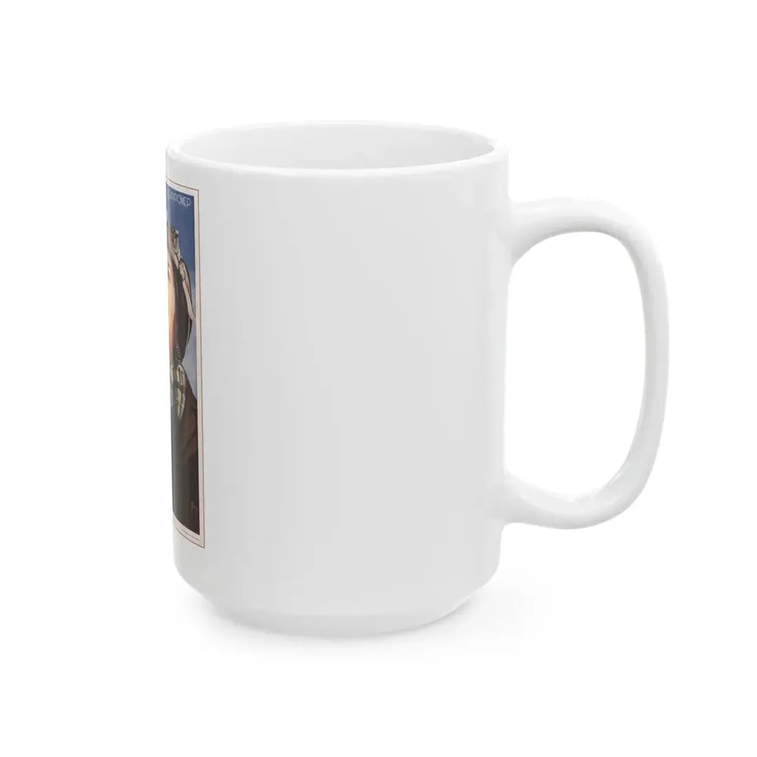 Soviet Era Poster 502 - White Coffee Mug - Go Mug Yourself