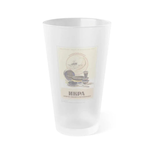 Soviet Era Poster 506 - Frosted Pint Glass 16oz Default Title - Go Mug Yourself