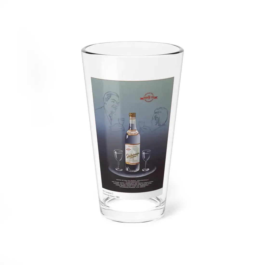 Soviet Era Poster 511 - Pint Glass 16oz 16oz - Go Mug Yourself