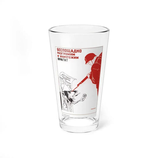 Soviet Era Poster 517 - Pint Glass 16oz 16oz - Go Mug Yourself