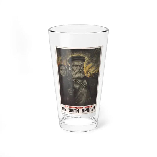 Soviet Era Poster 521 - Pint Glass 16oz 16oz - Go Mug Yourself