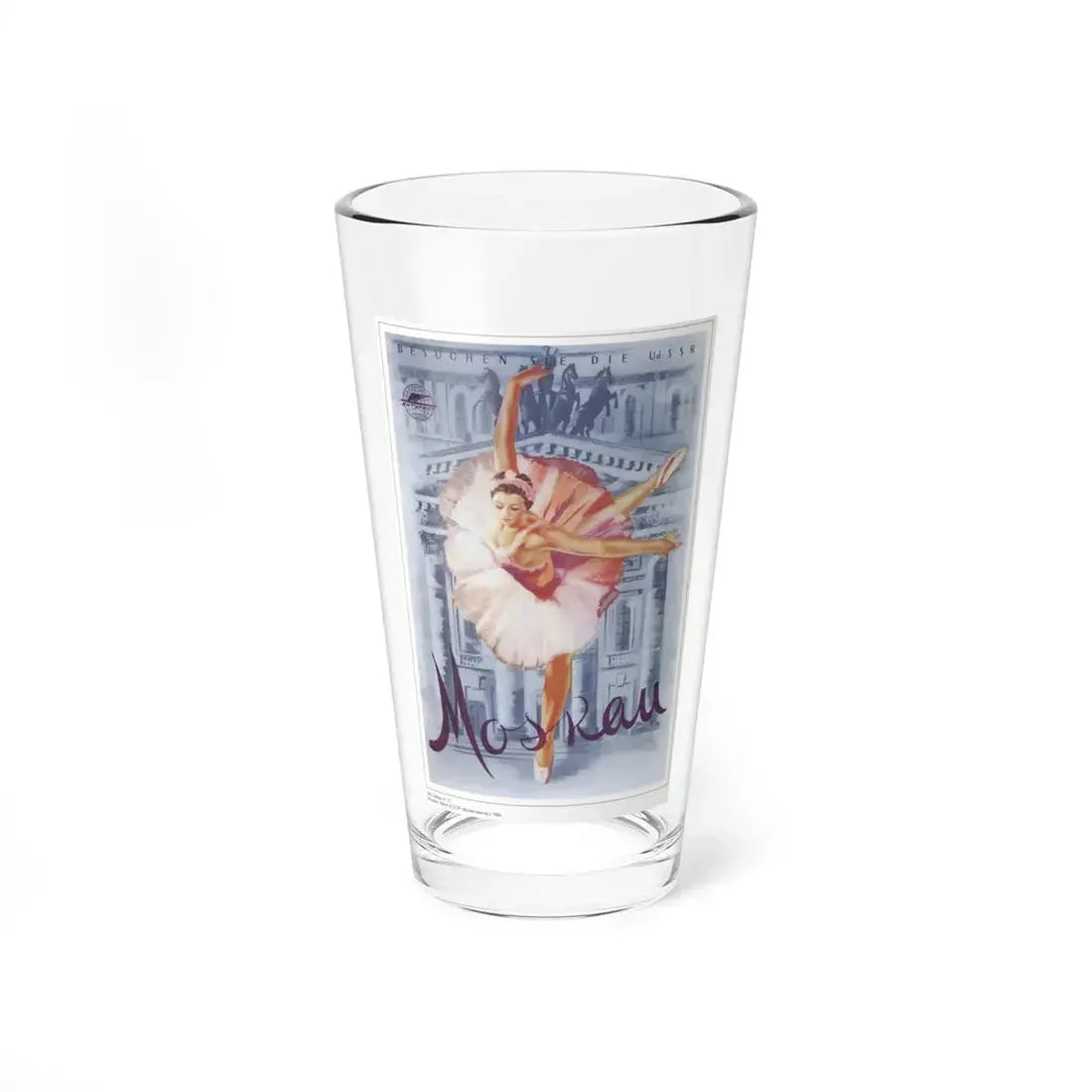 Soviet Era Poster 53 - Pint Glass 16oz 16oz - Go Mug Yourself