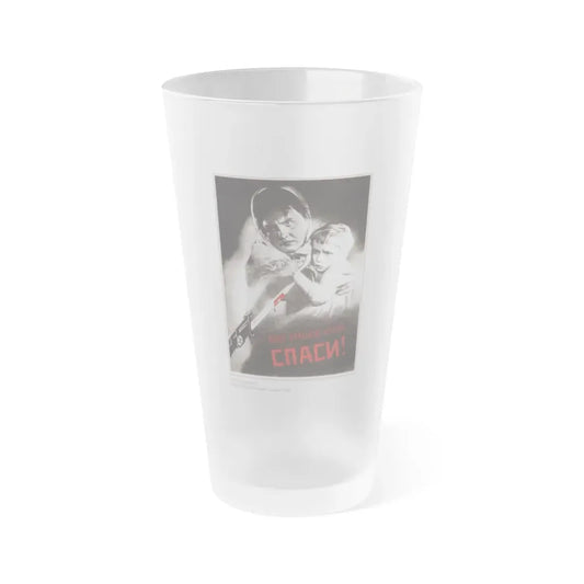 Soviet Era Poster 534 - Frosted Pint Glass 16oz Default Title - Go Mug Yourself