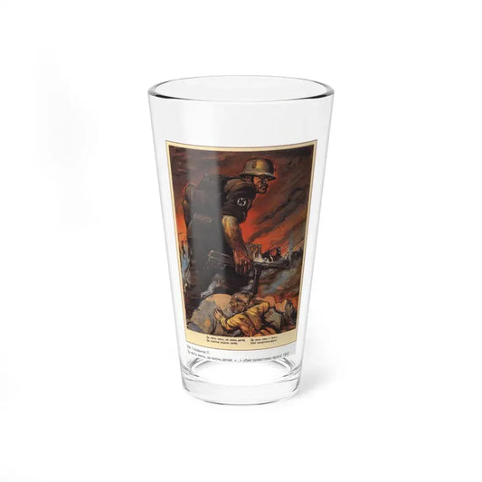 Soviet Era Poster 537 - Pint Glass 16oz 16oz - Go Mug Yourself