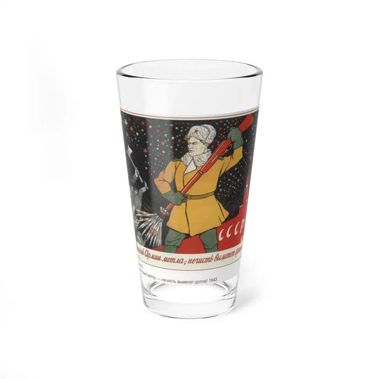 Soviet Era Poster 549 - Pint Glass 16oz 16oz - Go Mug Yourself