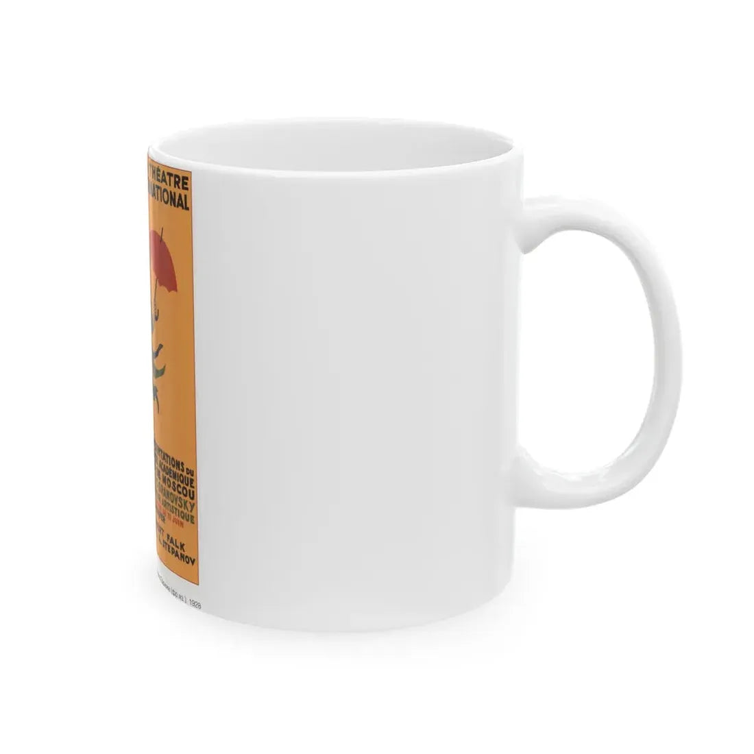 Soviet Era Poster 55 - White Coffee Mug - Go Mug Yourself