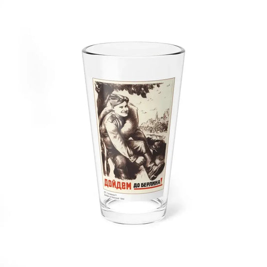 Soviet Era Poster 550 - Pint Glass 16oz 16oz - Go Mug Yourself