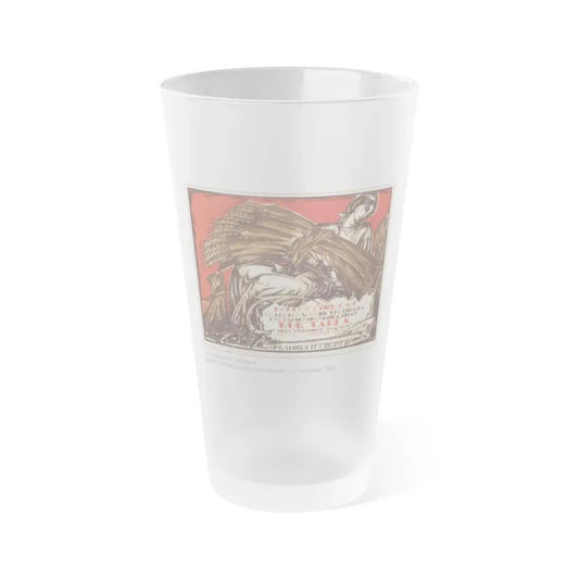 Soviet Era Poster 56 - Frosted Pint Glass 16oz Default Title - Go Mug Yourself