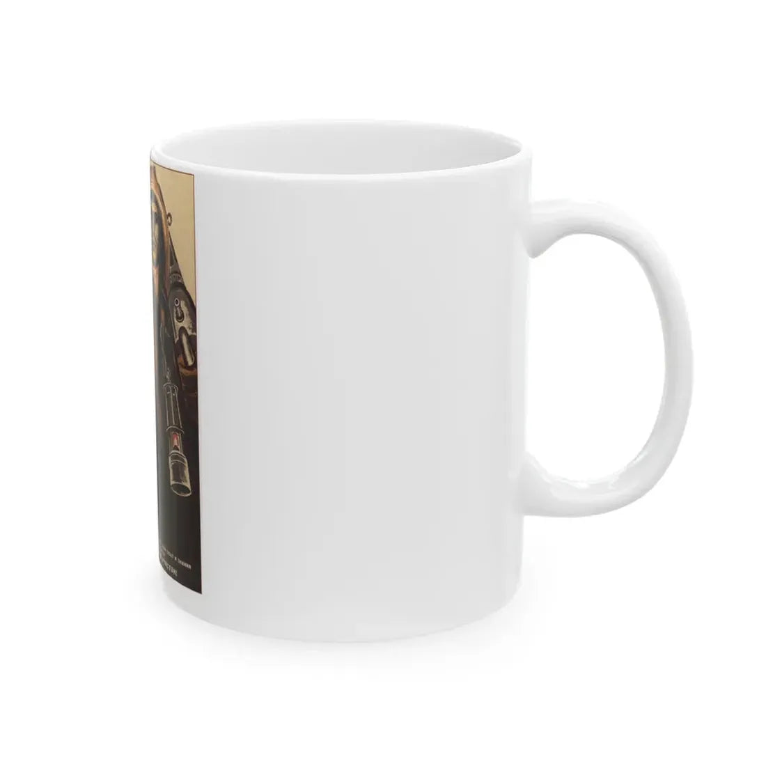Soviet Era Poster 561 - White Coffee Mug - Go Mug Yourself