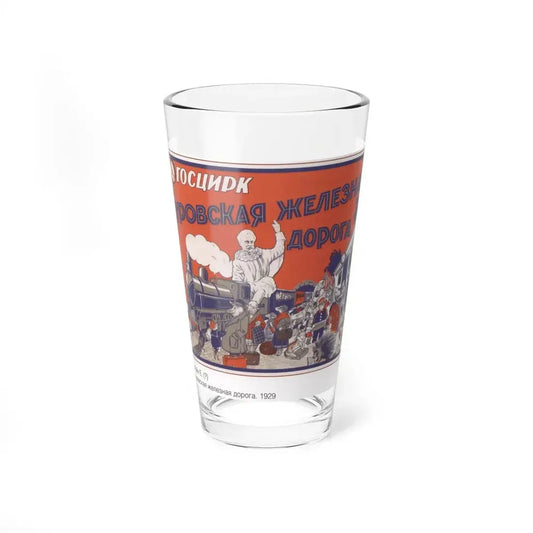 Soviet Era Poster 57 - Pint Glass 16oz 16oz - Go Mug Yourself
