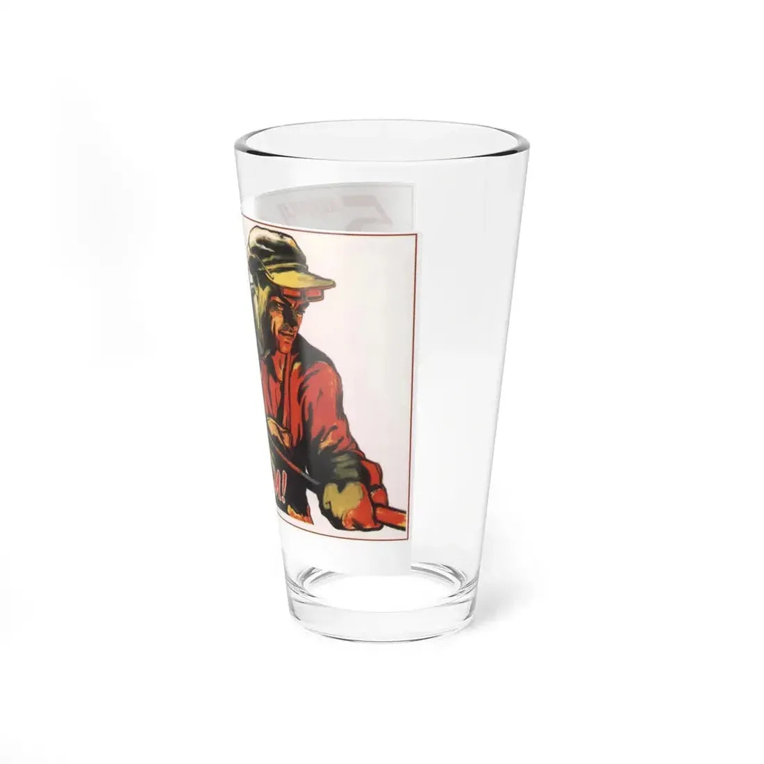 Soviet Era Poster 572 - Pint Glass 16oz - Go Mug Yourself